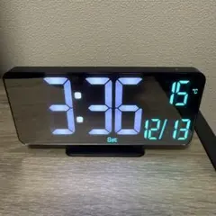 【多機能】デジタル置時計 温度・湿度・日付表示付き