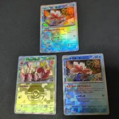 【3枚セット】 トサキント カミッチュ モンボミラー2枚、マスボミラー1枚