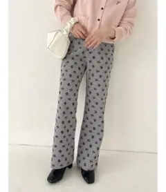 JUMELLE ブーケチェックパンツ Sのサムネイル