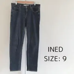 【美品】 INED レディース パンツ デニム ジーンズ ブルー系のサムネイル