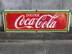 ビンテージ 大型 看板 コカ・コーラ COCA COLA 幅91cm