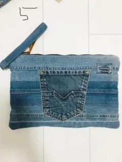 ディーゼルデニム リメイククラッチバッグ5