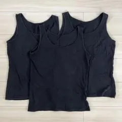 GU ブラック タンクトップ Mサイズ 3枚セット