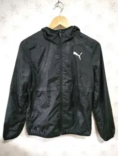 ☆PUMA プーマ フード付き ナイロンジャケット ブラック М☆