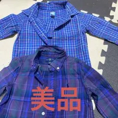 babyGap チェック柄 長袖シャツ 18-24M