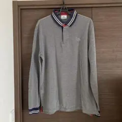 LACOSTE 長袖ポロシャツ L グレー