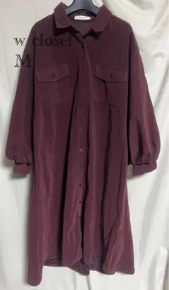 w closet ロングシャツ