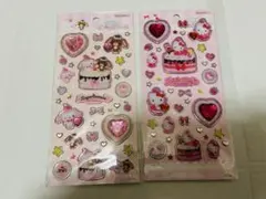 正規品　サンリオショップ　キラキラジュエルシール シュガーバニーズハローキティ