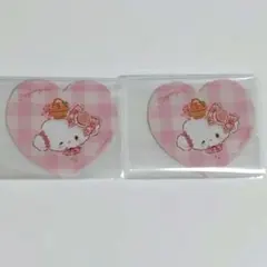 ステッカー2枚セット こぎみゅん ギンガムフルーツ サンリオ