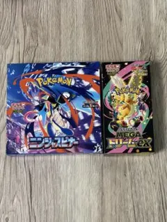 ポケモンカード　シュリンク無しぺりぺり付き　新品未開封ボックス2箱まとめ売り