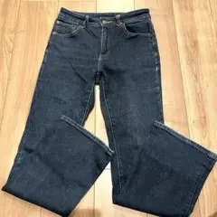 GU ダークブルー ストレートデニム