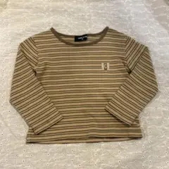 美品 90 COMMECAISM コムサ ボーダー 長袖Tシャツ 春秋 男女