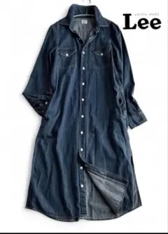 Lee デニムシャツワンピース 長袖