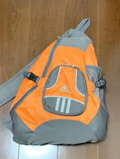 [00s Adidas] Y2K スリングバッグ ショルダーバッグ オレンジ