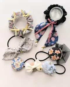 【リバティ】ヘアゴムset