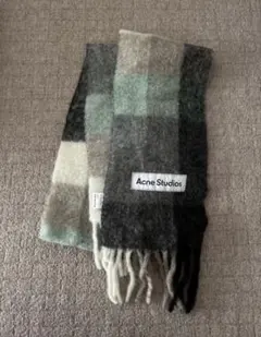 Acne Studios チェック柄マフラー 250 x 70 cm
