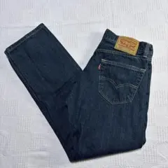 Levi's 505 ダークブルー ストレートデニム W30L30ウ76cm