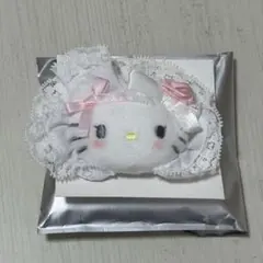 サンリオシークレットヘアクリップ(ホワイトフリル) ハローキティ