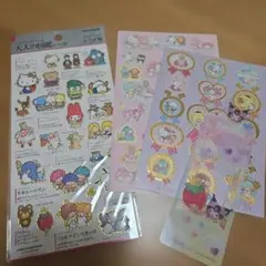 サンリオ　大人の図鑑シール　レトロ編　ブックマーク