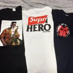 Supreme Tシャツ 3枚セット まとめ売り　ステッカーおまけのサムネイル