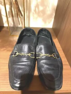 ZARA 黒 ローファー EU 35 金具付き