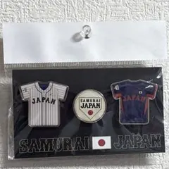 【超レア✨】侍ジャパン　ユニフォームピンバッジ　3点セット　WBC