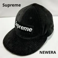 Supreme × NEWERA シュプリーム ニューエラ コーデュロイキャップ