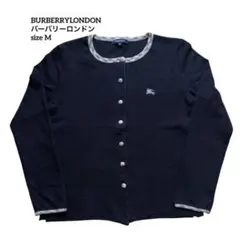 BURBERRYLONDONバーバリーロンドンノーカラーカーディガンMのサムネイル