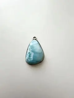 希少 ラリマー ペンダントトップ シルバー台座 価格高騰中