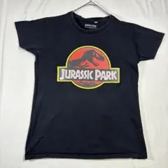 【Jurassic Park】ジュラシック・パークビッグロゴ　ブラックTシャツ