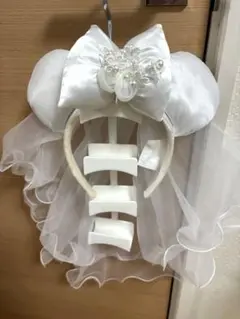 ディズニー　カチューシャ　ウェディング