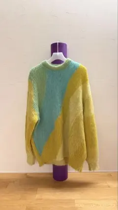 【モヘアニット】メゾンスペシャル 22aw グラデーションニットのサムネイル