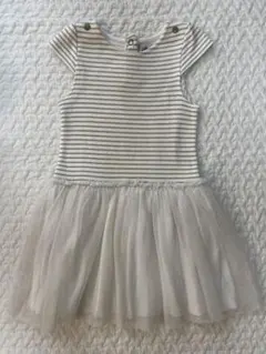 プチバトー　ワンピース　半袖　104cm 4ans