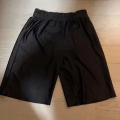 黒 ショートパンツ ゴムウエスト