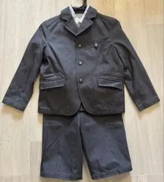 【美品】a.v.v フォーマルスーツ ダークグレー ジャケット&ショートパンツ