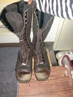 レザーブーツ ブーツ・革靴