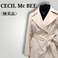 【極美品】セシルマクビー　テーラードダブルシルエット　Aラインフレアコート