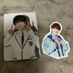 なにわ男子 HARDWORKファミクラストア限定盤 大橋和也 トレカステッカー