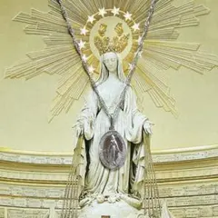 【正規品】　フランス・パリ　奇跡のメダイユ　シルバー　Mサイズ　ネック