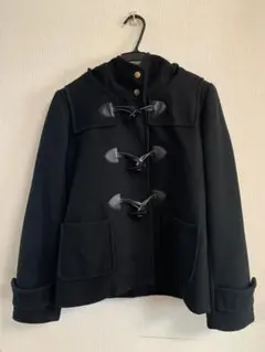 ローリーズファーム　ブラック　ダッフルコート サイズL(Mサイズの方にお勧め)