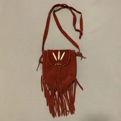 vintage ウエスタン フリンジ ショルダー バッグ