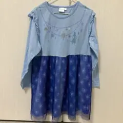 アナと雪の女王 長袖ワンピース