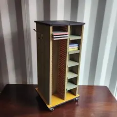 80-90's ヴィンテージ 木製CDラック/シェルフ ミッドセンチュリー