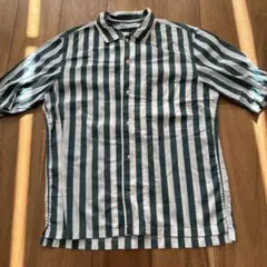 UNIQLO and LEMAIRE ストライプ半袖シャツ Mサイズ