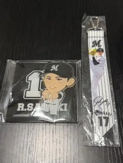 佐々木朗希投手　千葉ロッテマリーンズ　アクリルスタンド　キーホルダー