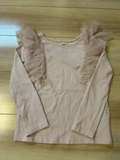 キッズH&Mフリル付き長袖カットソー ⭐️110/116