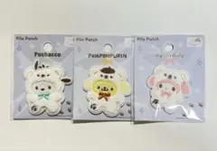 あ*さ様 サンリオ パイルワッペンシール 3点セット
