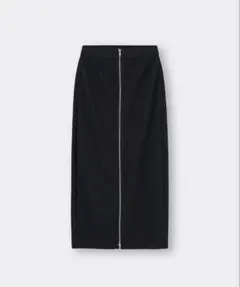 GU フロントジップナローロングスカートQ サイズXL