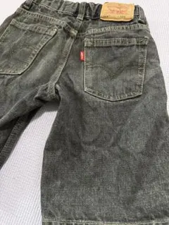 【美品】リーバイス キッズ ハーフパンツ 120cm デニム アジャスター付