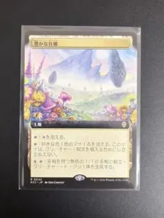 さ*ち様 MTG 豊かな在郷 日本語 拡張アート 1枚 - メルカリ